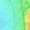 Mile End topographic map, elevation, terrain
