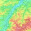 Brüssel-Hauptstadt topographic map, elevation, terrain