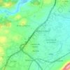 Llanera de Ranes topographic map, elevation, terrain