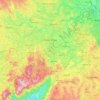 Penka-Michel topographic map, elevation, terrain