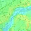 Poblacion topographic map, elevation, terrain