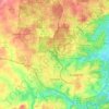 Carrboro topographic map, elevation, terrain