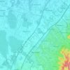 Renchen topographic map, elevation, terrain