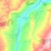 Valle de San José topographic map, elevation, terrain