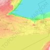 Niagara Peninsula topographic map, elevation, terrain