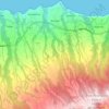 Achada topographic map, elevation, terrain