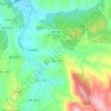 Cortes topographic map, elevation, terrain