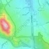 Torrens topographic map, elevation, terrain