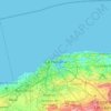 Havanna topographic map, elevation, terrain
