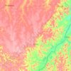 Buriti topographic map, elevation, terrain
