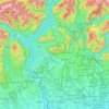 VA topographic map, elevation, terrain