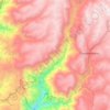 Mollepampa topographic map, elevation, terrain