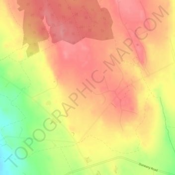 Granagh topographic map, elevation, terrain