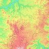 Le Lignon topographic map, elevation, terrain