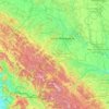 Ivano-Frankivsk Oblast topographic map, elevation, terrain