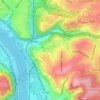 Greenfield topographic map, elevation, terrain