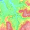 Coincy topographic map, elevation, terrain