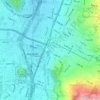 Comuna 10 - La Candelaria topographic map, elevation, terrain