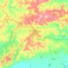 Korumburra topographic map, elevation, terrain