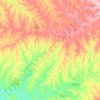 Catuípe topographic map, elevation, terrain