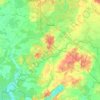 Grabow topographic map, elevation, terrain