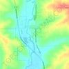 Orangeville topographic map, elevation, terrain