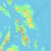 Eastern Visayas topographic map, elevation, terrain