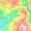 Moreira do Rei topographic map, elevation, terrain