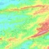Conceição das Pedras topographic map, elevation, terrain
