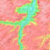 Étampes topographic map, elevation, terrain