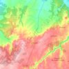 El Bodón topographic map, elevation, terrain