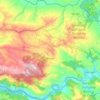 Boruca topographic map, elevation, terrain