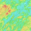 Opinicon Lake topographic map, elevation, terrain