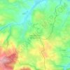 Saint-Germain-de-Coulamer topographic map, elevation, terrain