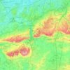 River Mole topographic map, elevation, terrain
