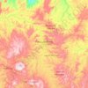 Patos de Minas topographic map, elevation, terrain