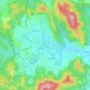 The Gap topographic map, elevation, terrain