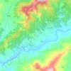 Barco e Coutada topographic map, elevation, terrain