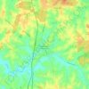 Bohain-en-Vermandois topographic map, elevation, terrain