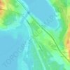 Varshko topographic map, elevation, terrain