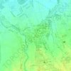 Ninety Sixth topographic map, elevation, terrain