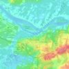 Town of Oromocto topographic map, elevation, terrain