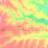 Russell County topographic map, elevation, terrain