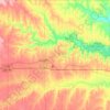 Russell County topographic map, elevation, terrain