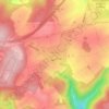 Wolken topographic map, elevation, terrain