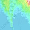 Morong topographic map, elevation, terrain