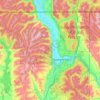 Boundary County topographic map, elevation, terrain