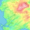 Ploumoguer topographic map, elevation, terrain