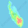 Capul Island topographic map, elevation, terrain