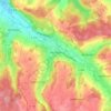 Hirsingue topographic map, elevation, terrain